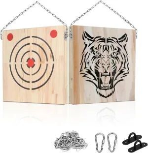 Axe Throwing Wooden Target with Handles