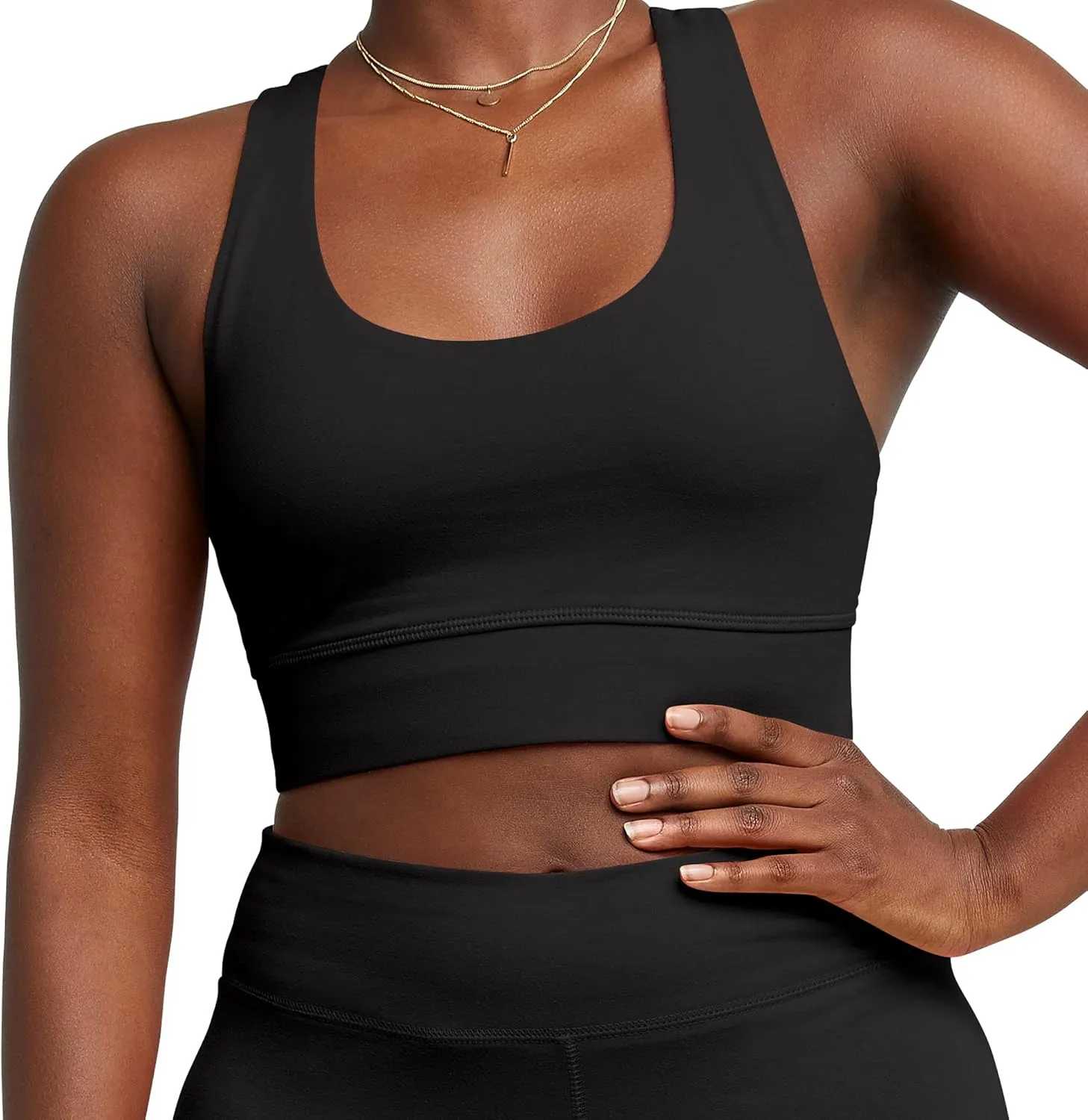 Hanes Originals Women's Longline Sports Bra