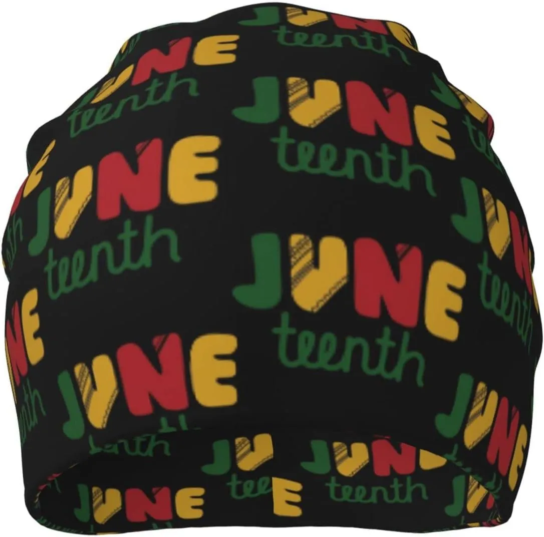 Happy Juneteenth Day Freedom 1865 Beanie Hat for Men Women Knit Warm Casual Hats Classic Winter Cap