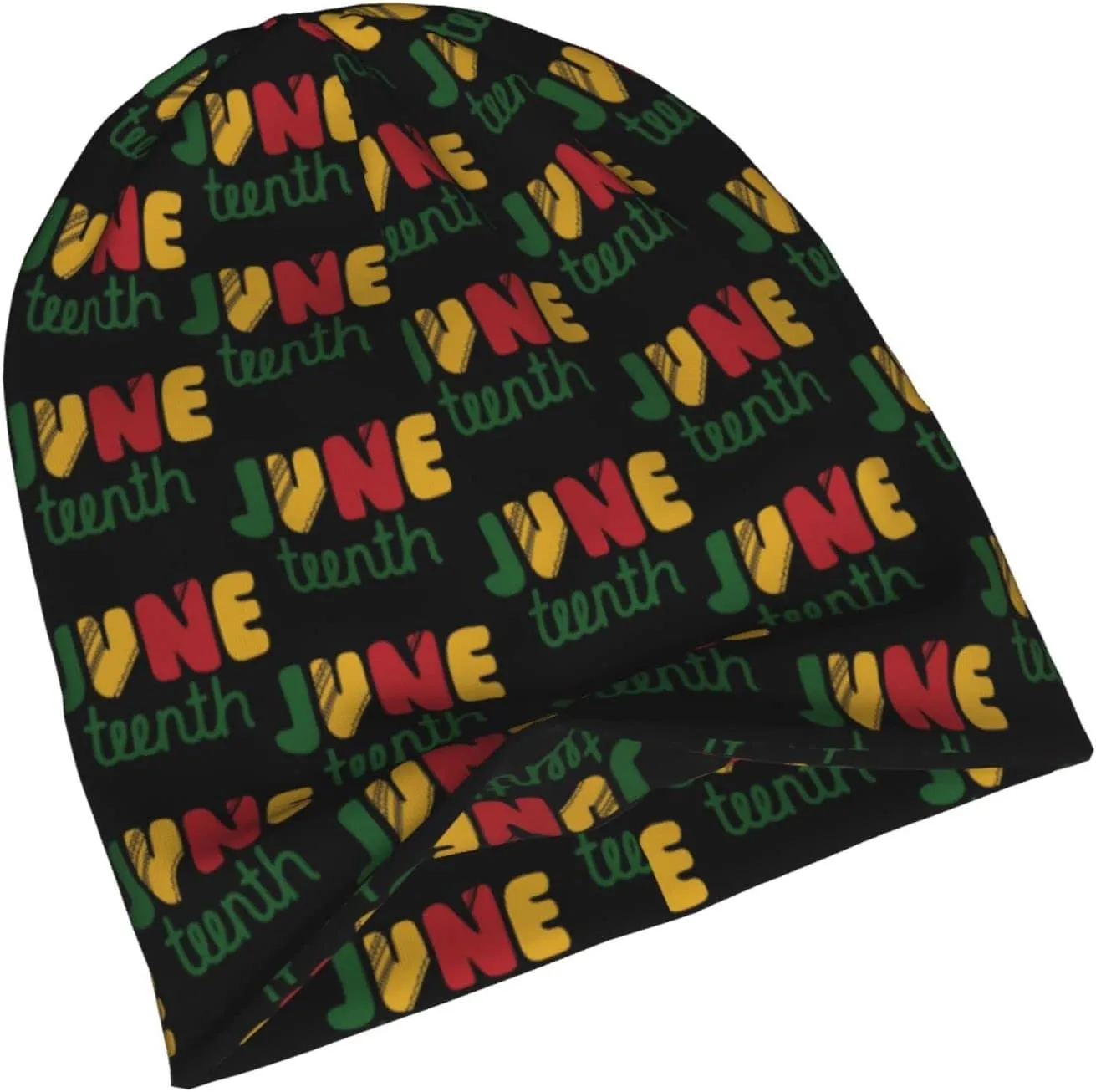 Happy Juneteenth Day Freedom 1865 Beanie Hat for Men Women Knit Warm Casual Hats Classic Winter Cap
