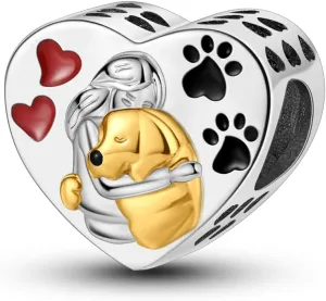 NARMO S925 Sterling Silver Charms Hamsa Charm for Pandora Bracelets Cross Charms for Bracelets Perfume High Heels Dangle Charms Silver Charms for Women