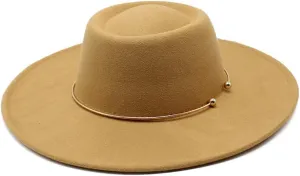Women Men Fedora Hats Wide Brim Jazz Felted Hat Formal Dress Hat
