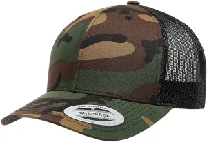 Yupoong Men's YP Classic Trucker Cap, OSFA - YP 6606 - Bulk, Blank Hats