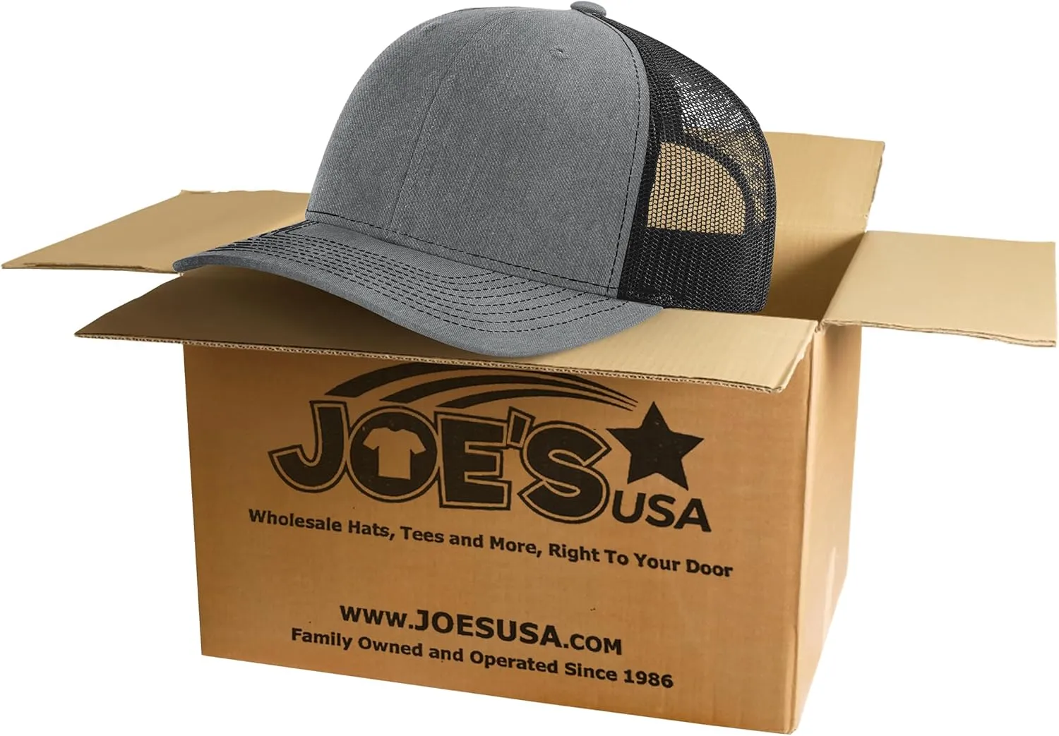 Yupoong Men's YP Classic Trucker Cap, OSFA - YP 6606 - Bulk, Blank Hats