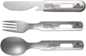 Yuru Camp Movie Cutlery Set, Pine Cone Campsite Ver.